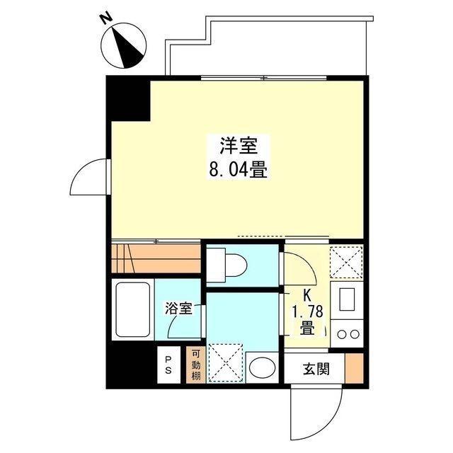 サンクレスト弐番館(1K/7階)の間取り写真