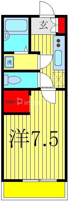 アパートメントK VOL.V(1K/2階)の間取り写真
