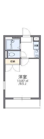 レオパレスWITH-A(1K/3階)の間取り写真