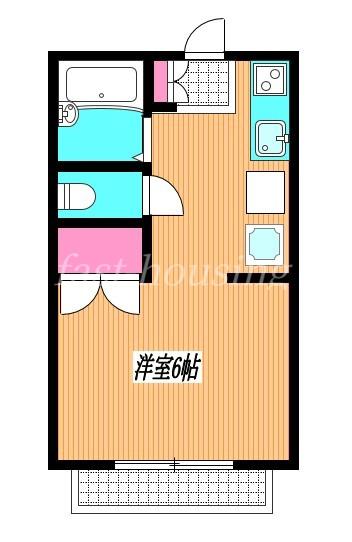 パルハイツ(1K/2階)の間取り写真