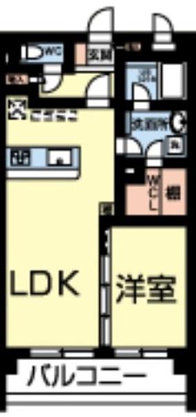 セイラ・ヴィラ・ルーチェ(1LDK/3階)の間取り写真