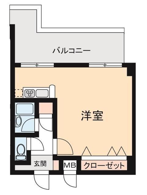 エコロジー高井戸プロセンチュリー(1K/4階)の間取り写真
