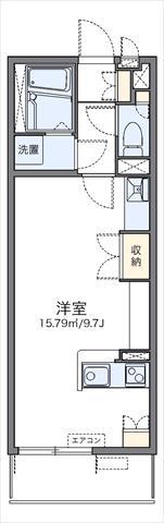 レオネクストHAPPINESS(ワンルーム/2階)の間取り写真