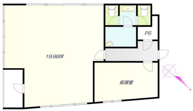 SNT八丁堀ビル(ワンルーム/7階)の間取り写真