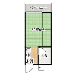 シティヒル(ワンルーム/2階)の間取り写真