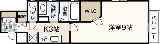 セントヒルズ住吉レジデンス(1K/8階)の間取り写真