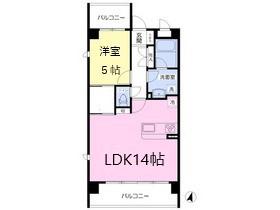 セイラクォーレ(1LDK/2階)の間取り写真