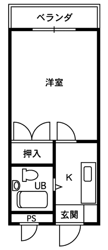 アルティーラ(1K/2階)の間取り写真