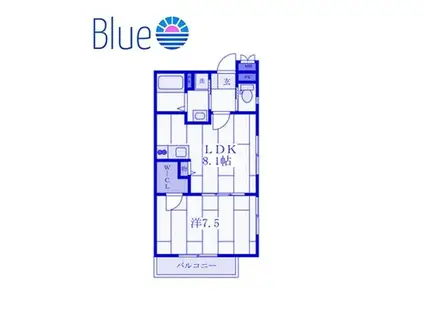 アートスペース横浜(1LDK/1階)の間取り写真