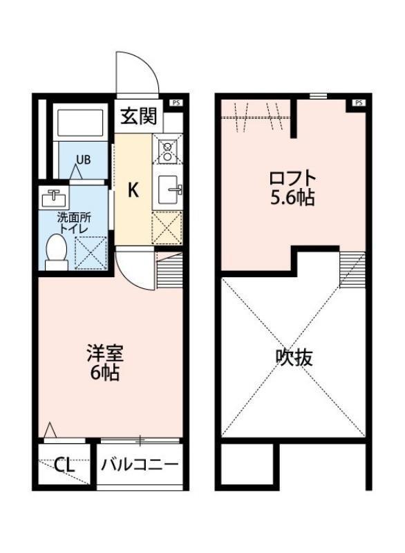 RESIDENCE・ANJEWEL(1K/1階)の間取り写真