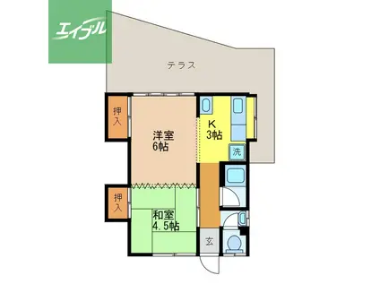 NTステージ10(2K/1階)の間取り写真