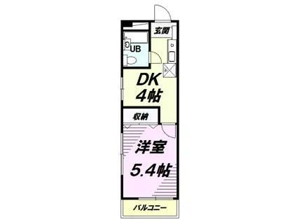 グロブナーハウス寺町(1DK/3階)の間取り写真