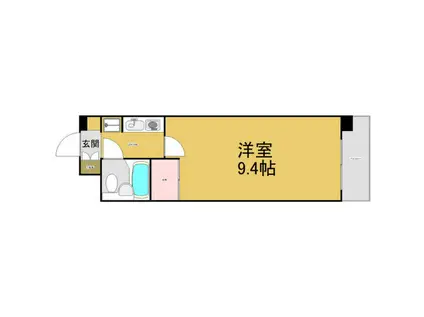 フィオーレ古出来(1K/1階)の間取り写真