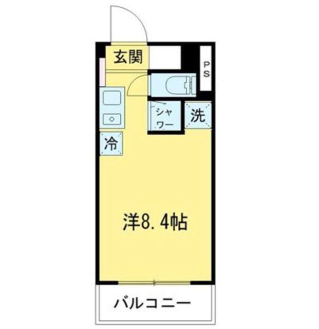 ラフィーヌ立石(ワンルーム/2階)の間取り写真