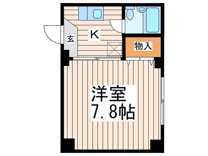 しゅみねしょうじ(1K/1階)の間取り写真