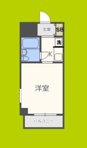 センターハイム大宮(ワンルーム/2階)の間取り写真