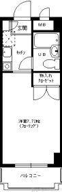 エクセレンス新大阪(1K/8階)の間取り写真