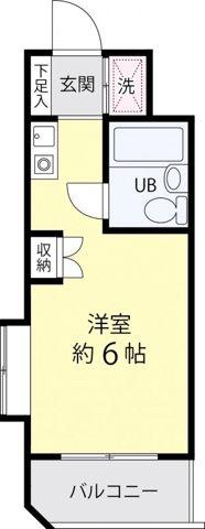 NTC大宮(ワンルーム/2階)の間取り写真