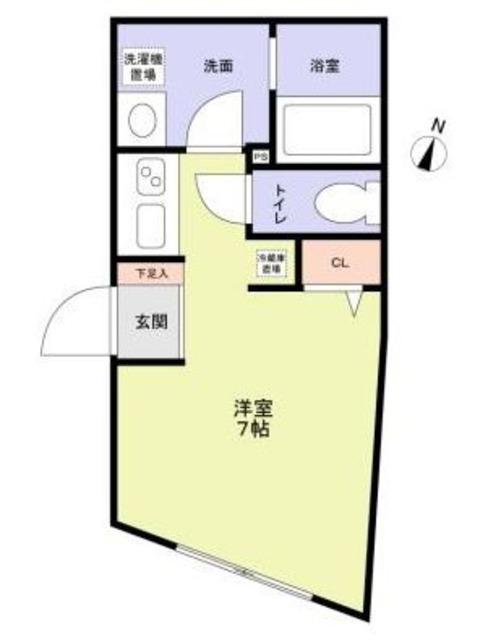 VISTA HONANCHO(ワンルーム/1階)の間取り写真