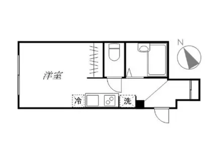 REBERTY板橋本町(ワンルーム/3階)の間取り写真