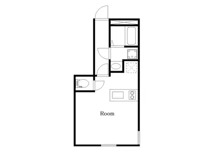 三軒茶屋PJ(ワンルーム/1階)の間取り写真