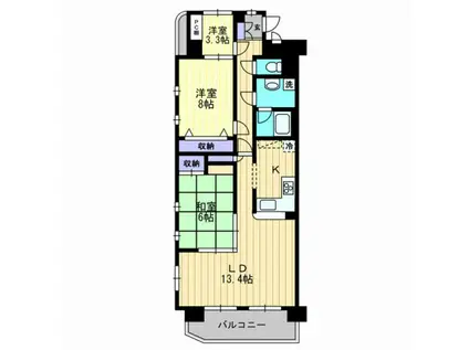 ヴィラコートSEI(3LDK/3階)の間取り写真