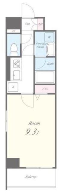 MAISON DE GRAND MARAIS(1K/4階)の間取り写真