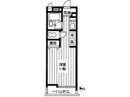STANZA EMOZIONE(1K/2階)の間取り写真