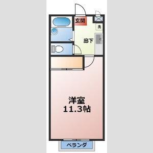 MAGNOLIA HOUSE(1DK/1階)の間取り写真