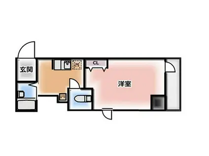 東林ビル(1K/4階)の間取り写真