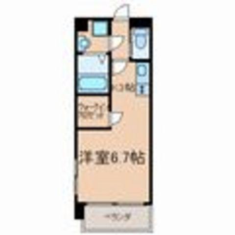 エミール小川(1K/3階)の間取り写真