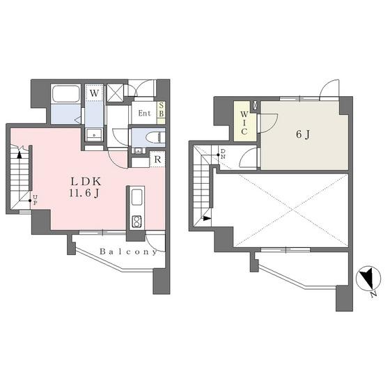 CASA VISTA ASATO(1LDK/15階)の間取り写真
