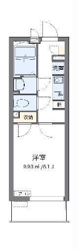 クレイノラ メゾン根岸(1K/2階)の間取り写真