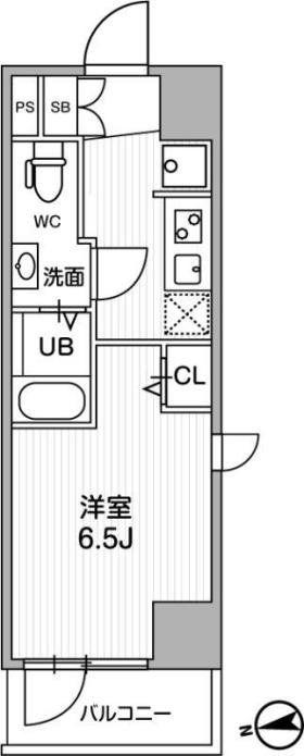 LIME RESIDENCE KITA MATSUDO(1K/5階)の間取り写真