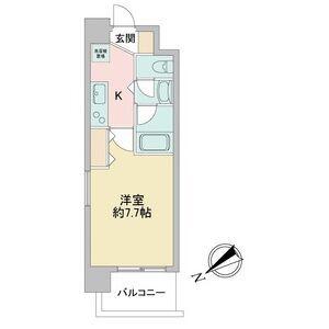 アルフィーレ新栄(1K/5階)の間取り写真