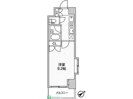 アパートメンツ練馬北町(1K/5階)の間取り写真