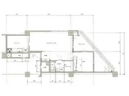 渋谷美竹ハイム(1LDK/4階)の間取り写真