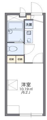 レオパレスMATSUDA(1K/1階)の間取り写真