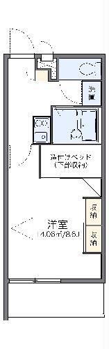 レオパレス東今宿(1K/3階)の間取り写真