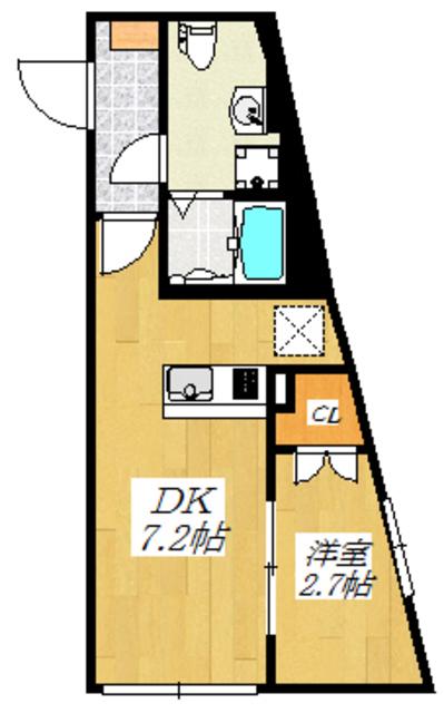 VALUE MAISON HIGASHI-JUJO(1DK/5階)の間取り写真