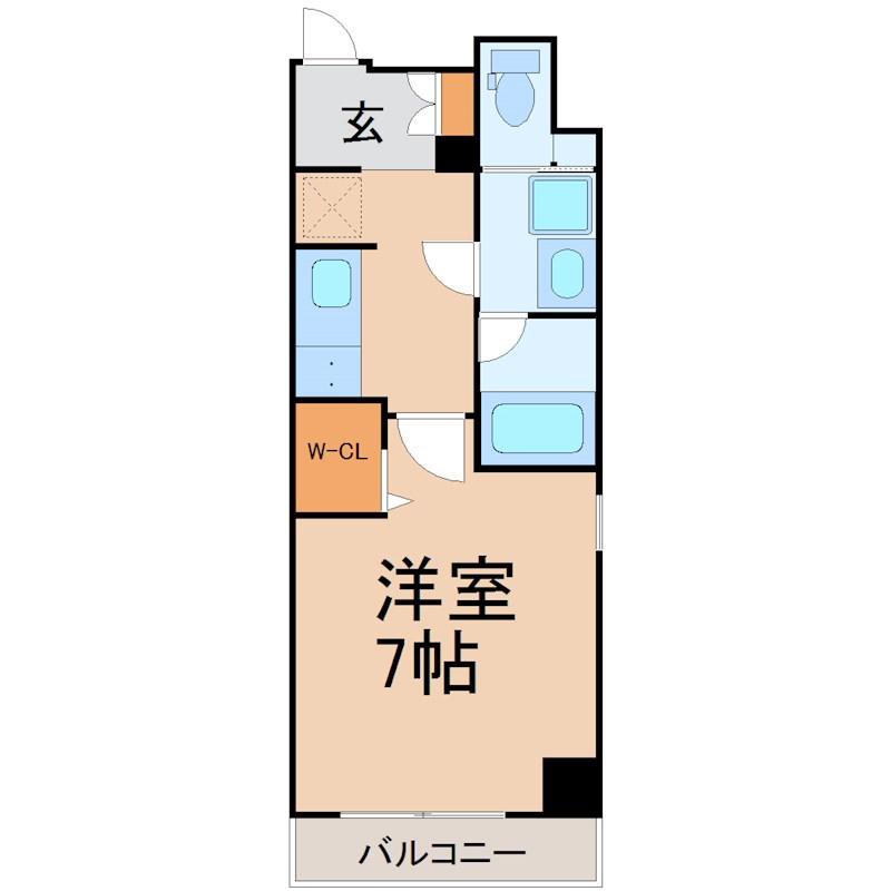 NS・SAKURADAI(1K/3階)の間取り写真