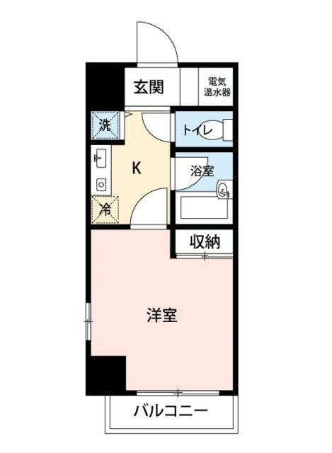 URBAN LINK蒲田(1K/10階)の間取り写真