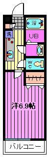 SOLEIL.III(1K/2階)の間取り写真