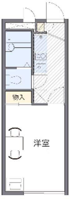 レオパレス壱番館(1K/1階)の間取り写真