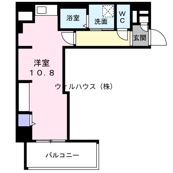 エヌエムキャトフヴァン(ワンルーム/5階)の間取り写真