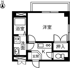 COMFORT97(1K/3階)の間取り写真