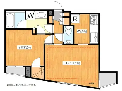 ライオンズプラザ初台グランフォート(1LDK/8階)の間取り写真