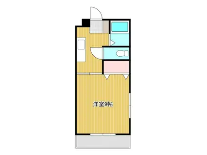 ハイツ173(1K/4階)の間取り写真