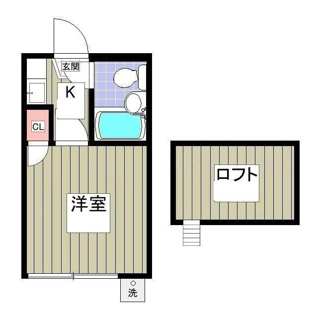ライフピアマーキュリー(1K/1階)の間取り写真