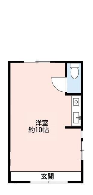 東和稲田堤第3ビル(ワンルーム/1階)の間取り写真